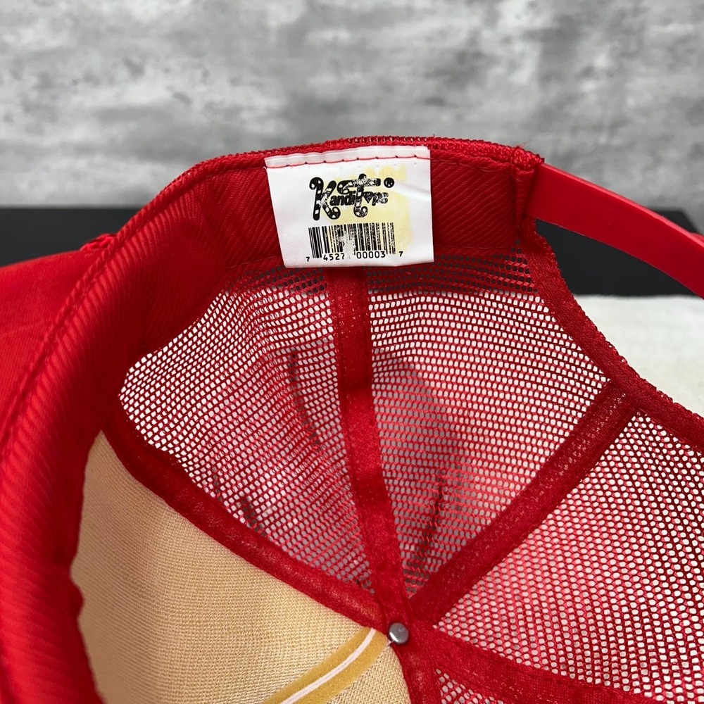 Vintage Chevy Mesh Snapback Trucker Rope Hat OSFA Two Tone Chevrolet Puffy Print - Picture 5 of 6